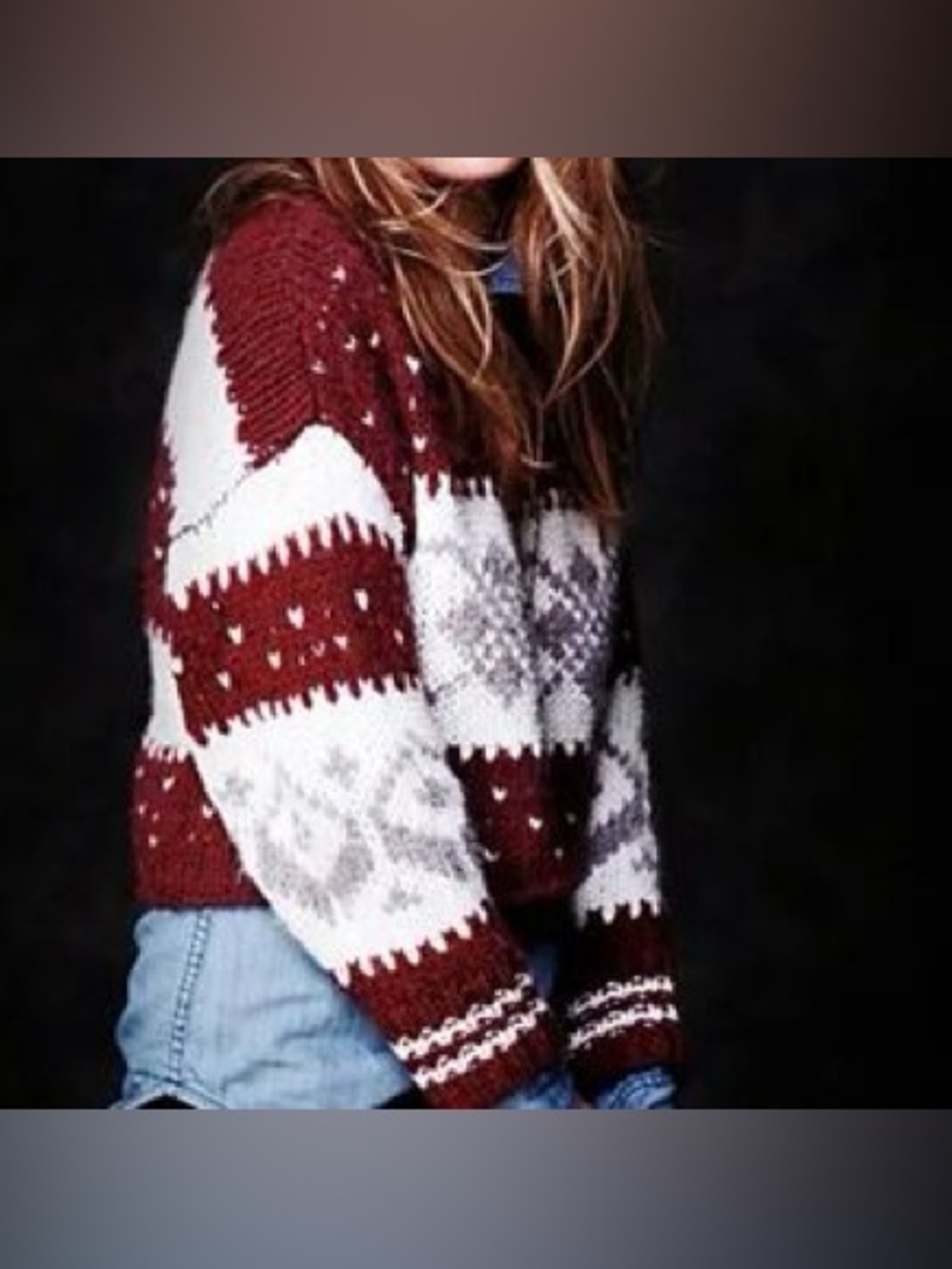 Free People Fair Isle Sweater